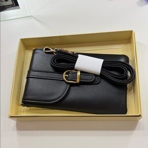 GiGi New York Black Crossbody Bag